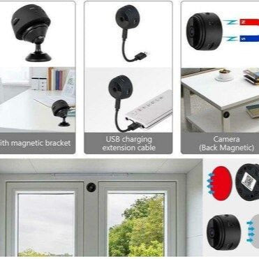WiFi HD Wireless Mini Security Camera | Night Vision | Portable & Lightweight