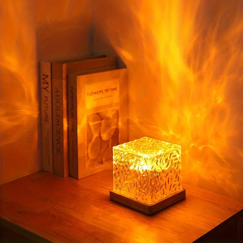 Dynamic Water Ripple Night Light - LED Projector Lamp