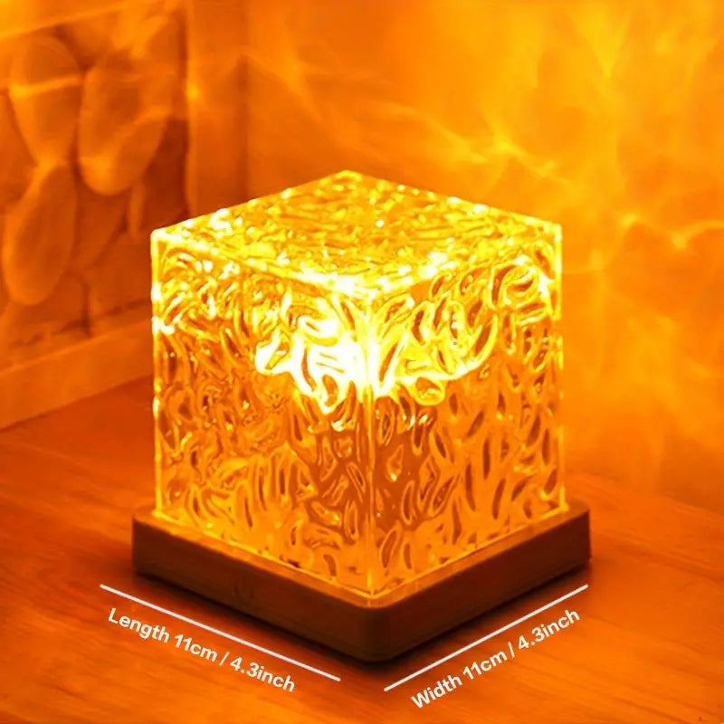 Dynamic Water Ripple Night Light - LED Projector Lamp
