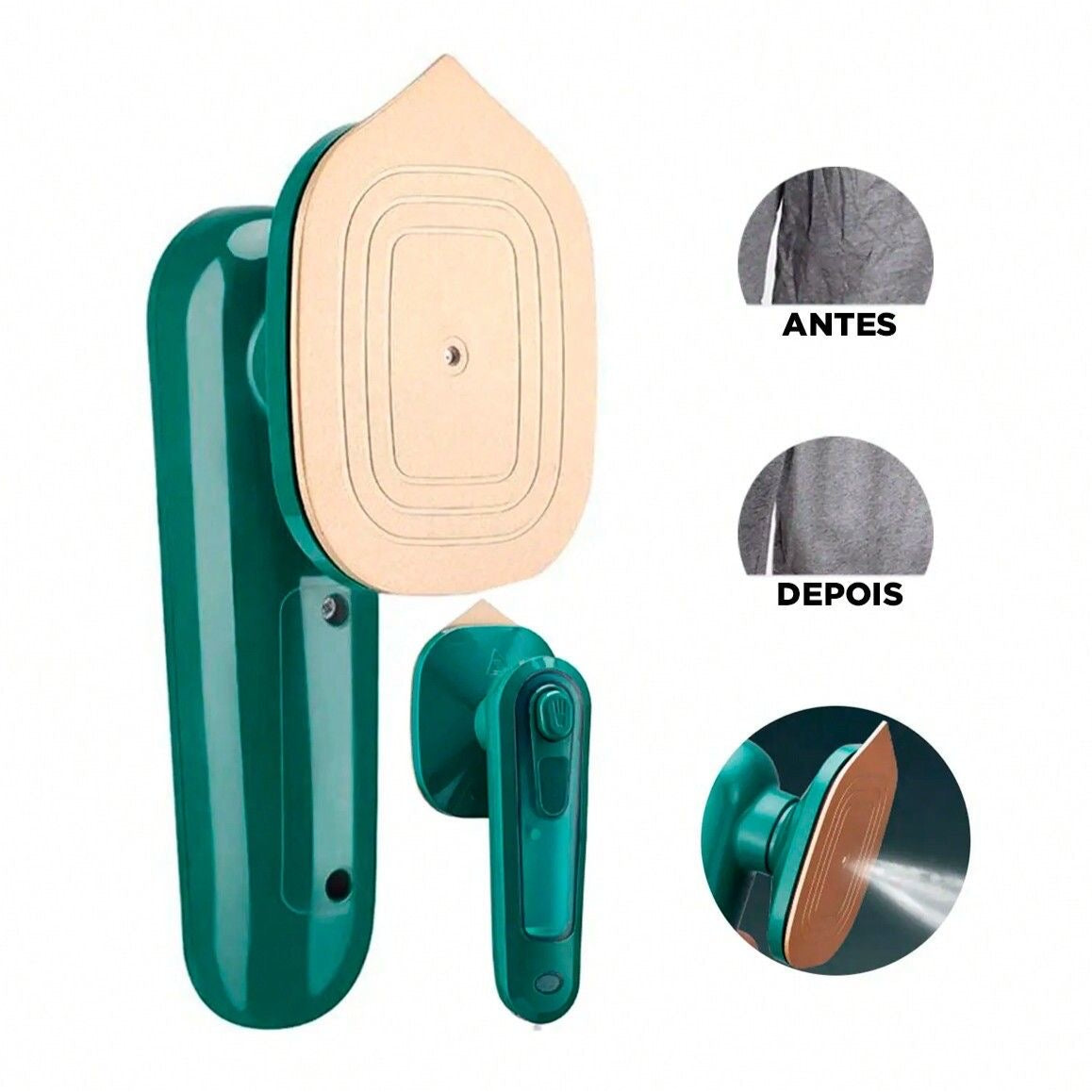 ✨ Portable Mini Steam Iron – Quick & Easy Wrinkle Remover