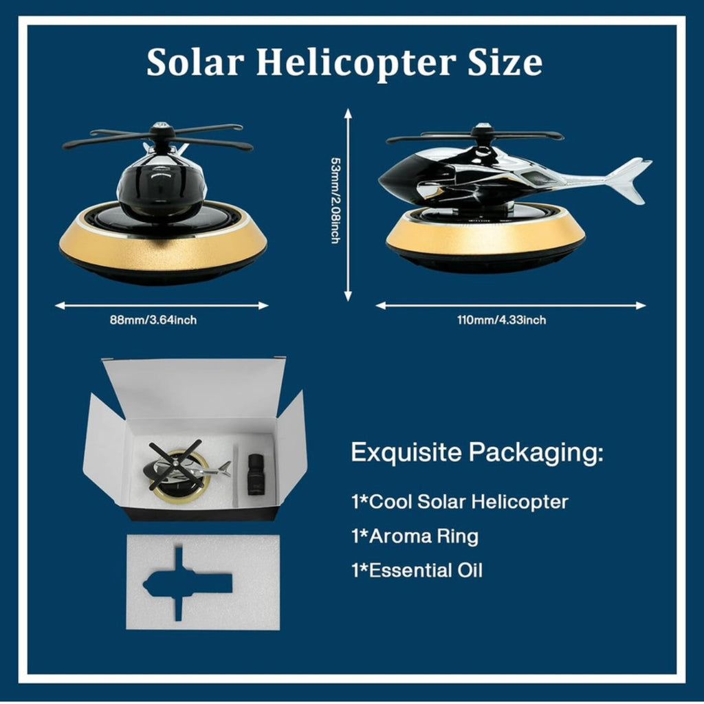 Luxury Helicopter Car Solar Perfume