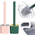 All-round clean toilet brush without dead ends Silicone toilet brush