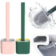 All-round clean toilet brush without dead ends Silicone toilet brush