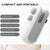 Portable Mini Bag Sealer with Cutter & Magnetic Base — USB Rechargeable