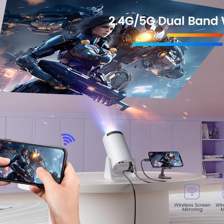 Portable Projector HD Android 11 Projector