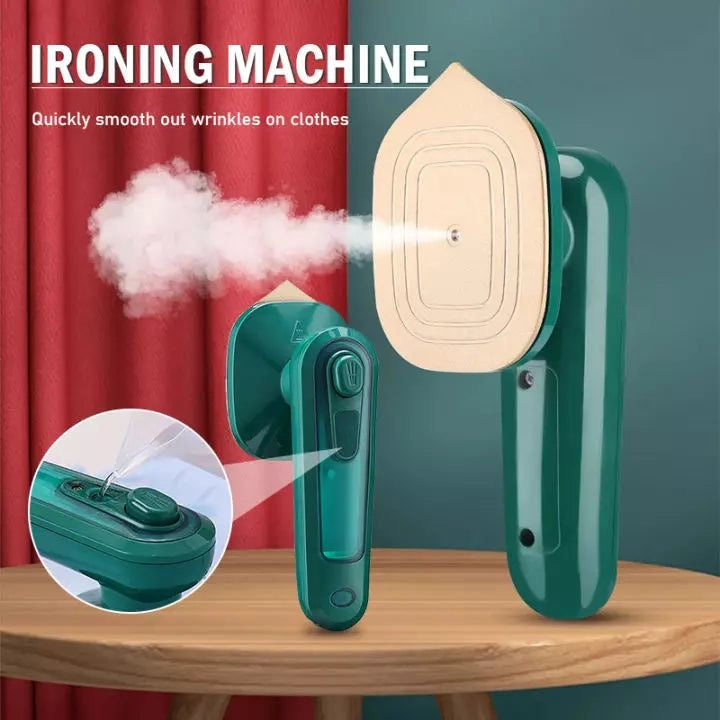 ✨ Portable Mini Steam Iron – Quick & Easy Wrinkle Remover