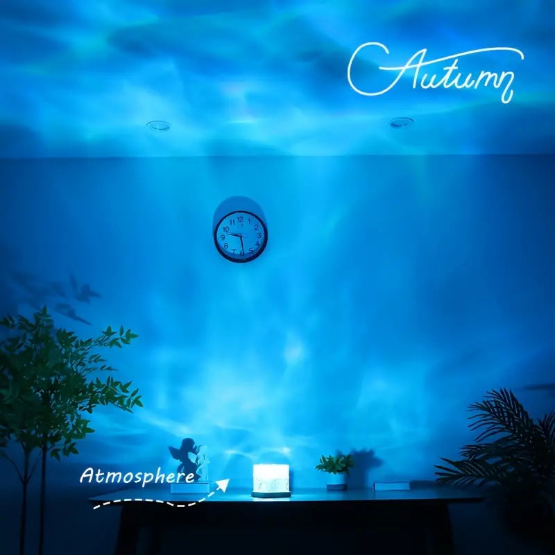 Dynamic Water Ripple Night Light - LED Projector Lamp