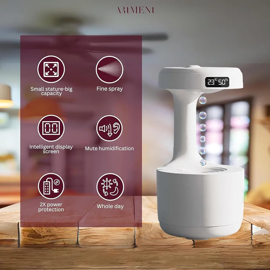 Humidifier+Smart Mist – Silent Ultrasonic Air Freshener with LED Display