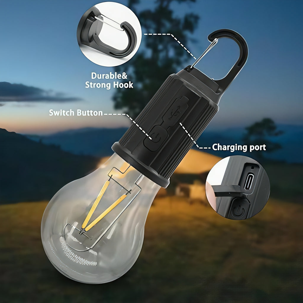 Rechargeable Hanging Camping Bulb